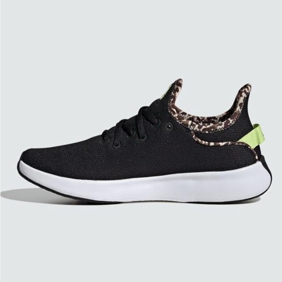 Adidas Women's Black and Leopard Athletic Shoes - Picture 7 of 9
